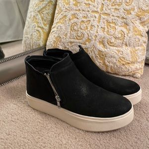 Leather Platform Sneakers